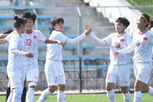 越南女隊以2比0勝約旦女隊。（圖源：互聯網）