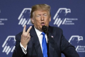 美國總統特朗普。（圖源：EPA）