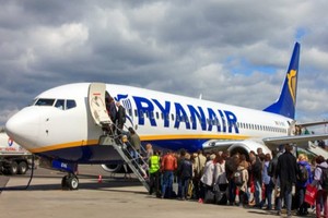 瑞安航空２歲以下嬰兒乘機收費。（示意圖源：互聯網）