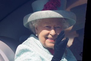 溫莎城堡的伊麗莎白二世女王。（圖源：路透社）