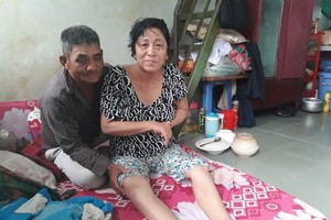 貧病夫婦陳恆山與阮氏碧水。