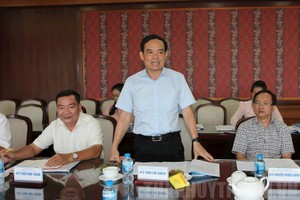 市委常務副書記陳留光在會議上發表結論性意見。（圖源：市黨部新聞網）