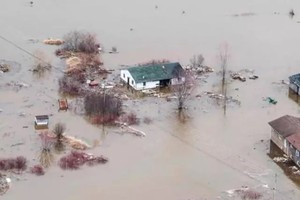 加拿大近日受春季洪水災害威脅，多處嚴重淹水，繼首都渥太華之後，蒙特利爾在當地時間26日宣佈進入緊急狀態。（圖源：互聯網）