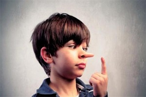 別讓孩子說謊成陋習。（示意圖源：互聯網）