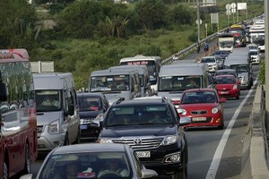 本市-隆城-油曳高速車流量創新高。（圖源：獨立）
