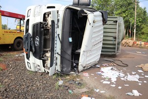 車禍現場。（圖源：B.L）