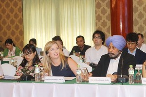 歐洲企業協會代表在會上提出企業為外籍工人繳交強制社保費過程中所遇的羈絆。