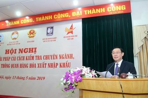 政府副總理王廷惠在會議上講話。（圖源：海清）