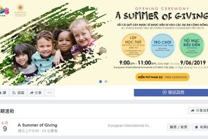 “一個給予的夏天”(A Summer of Giving)活動的宣傳海報。（圖源：Arts Nation臉書粉絲專頁截圖）