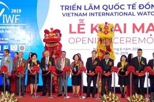 圖為2019年越南鐘錶國際展覽會(VIWF)開幕式。