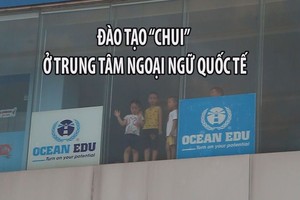 圖為同亥Ocean Edu外語中心一瞥。（圖源：青年報視頻截圖）