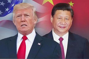 中國國家主席習近平（右）和美國總統特朗普。（圖源：互聯網）