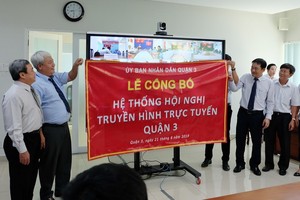 第三郡視像會議系統啟用儀式。（圖源：秋紅）