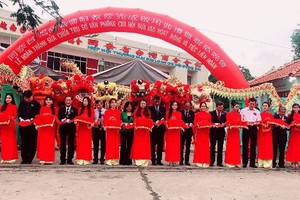 同奈省台灣商會會館整修後重新啟用剪綵儀式。