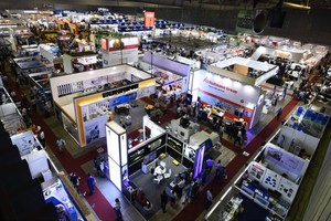 圖為 2019 越南國際精密工程、機床及金屬加工技術展全景一瞥。（圖源：MTA Vietnam）