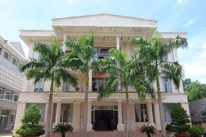 圖為西寧省資源與環境廳所屬環境觀測中心辦公樓。（圖源：新珠）