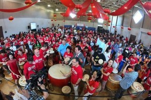 多倫多擊鼓活動現場。（圖源：互聯網）