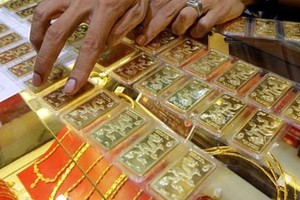  SJC黃金每兩買入和賣出價分別為3890萬元及3917萬元。（示意圖源：互聯網）