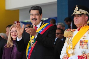 委內瑞拉總統馬杜羅出席閱兵式。（圖源：互聯網）