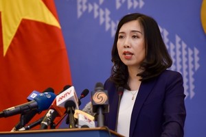 外交部發言人黎氏秋姮。（圖源：善明）