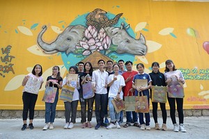 “荒野藝術之行”為保護環境與野生動物行動。（圖源：互聯網）