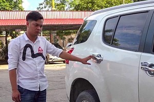 肇事司機撞死人逃逸數小時後主動到公關機關投案自首。（圖源：蘭薇）