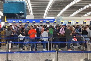 倫敦希斯路機場罷工，2天取消177航班。（圖源：AP）