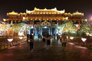順化古城夜景一瞥。（圖源：互聯網）