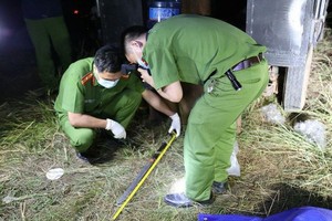 警方在案發現場進行勘查。（示意圖源：田升）