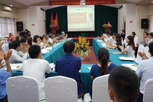 面向農村創新與可持續發展社會企業扶助項目研討會。（圖源：VOV）