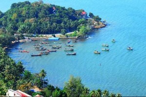 從高空俯瞰的海賊島。