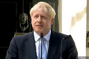 英國首相約翰遜。（圖源：ITV News）