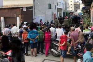 本月28日，墨言臉書賬戶上傳一則失實信息：“就在這個時候在聯義市場附近，發生了一起野蠻的砍頭案件，公安現正查明原因。”（圖源：墨言臉書）