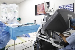 達芬奇(Da Vinci Xi)的癌症內窺鏡手術機器人是目前全球最先進的手術機器人系統。（圖源：BSCC）