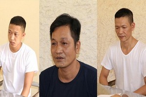 被扣押的3名賭博團夥頭目。（圖源：警方提供）