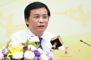 國會秘書長阮幸福。（圖源：何宇）