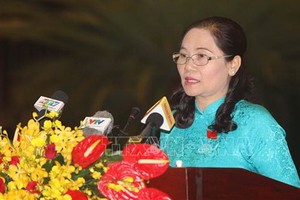 市人民議會主席阮氏麗。（圖源：越通社）