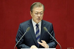 韓國總統文在寅。（圖源：路透社）