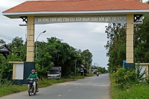 圖為安江省知尊縣永嘉鄉新農村一瞥。（圖源：安江報）