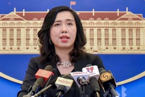 外交部發言人黎氏秋姮。（圖源：越玲）