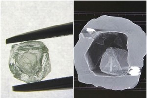 西伯利亞開採出極罕有的「鑽中鑽」。（圖源：互聯網）