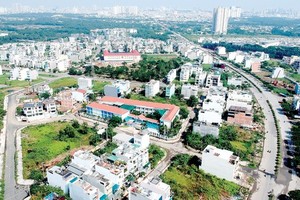 平政縣平興鄉居民區一隅。