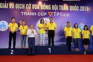 標準棋賽項頒獎儀式。（圖源：互聯網）