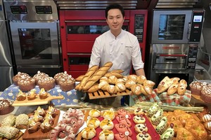 圖為 2018年第五屆世界麵包大賽冠軍陳永信。