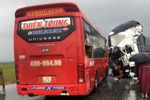 事故現場。（圖源：H.Hồng）