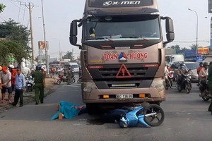 車禍現場。（圖源：明義）