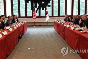當地時間10月23日，在美國夏威夷檀香山，韓美為簽署第11份防衛費分擔特別協定舉行第二輪談判。 （圖源：韓聯社）
