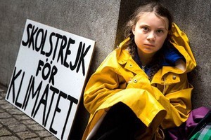 年僅16歲的桑柏格獲得北歐理事會環保獎入圍提名，但她29日透過社群網站表示拒領這個獎項。（圖源：Instagram）