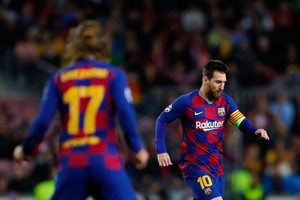 梅西（右）。（圖源：互聯網）