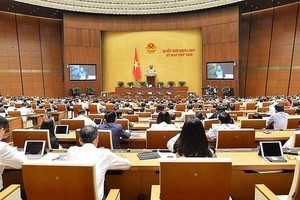 第十四屆國會第八次會議場景。（圖源：越通社）